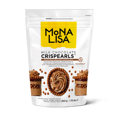 Dekoračné posypové guličky Crispearls&amp;#x2122; v mliečnej čokoláde, 0,8 kg | MONA LISA, CHM-CC-CRISPE0-02B