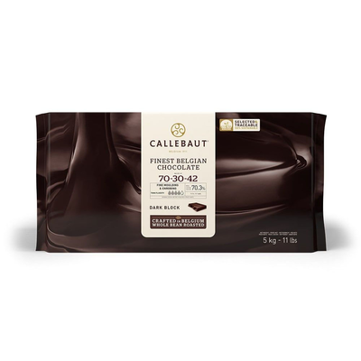 Horká čokoláda 70,3% Callets&amp;#x2122; 5 kg blok | CALLEBAUT, 70-30-42NV-120