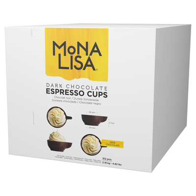 Espresso košíčky z horkej čokolády, 21x56x44, 20 ml - 312 ks | MONA LISA, CHD-CM-19839E0-999