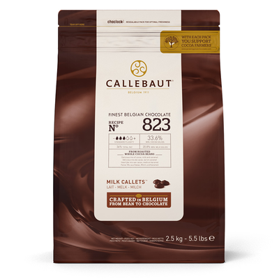 Mliečna čokoláda 33,6% Callets&amp;#x2122; 2,5 kg balenie | CALLEBAUT, 823-E4-U71