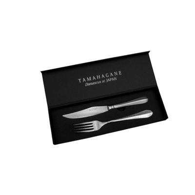 Sada steakových nož a vidlička | TAMAHAGANE, KS003