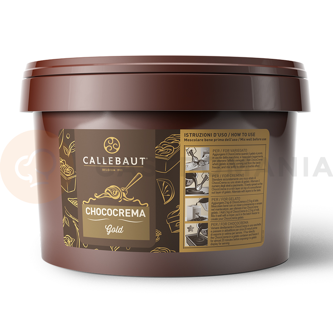 Čokoládobý krém na zmrzlinu Choco Crema Gold, 3kg  | CALLEBAUT, FNF-M42GOLD-E0-U50