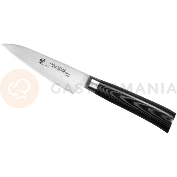 Lúpací nôž, 9 cm | TAMAHAGANE, SAN Black
