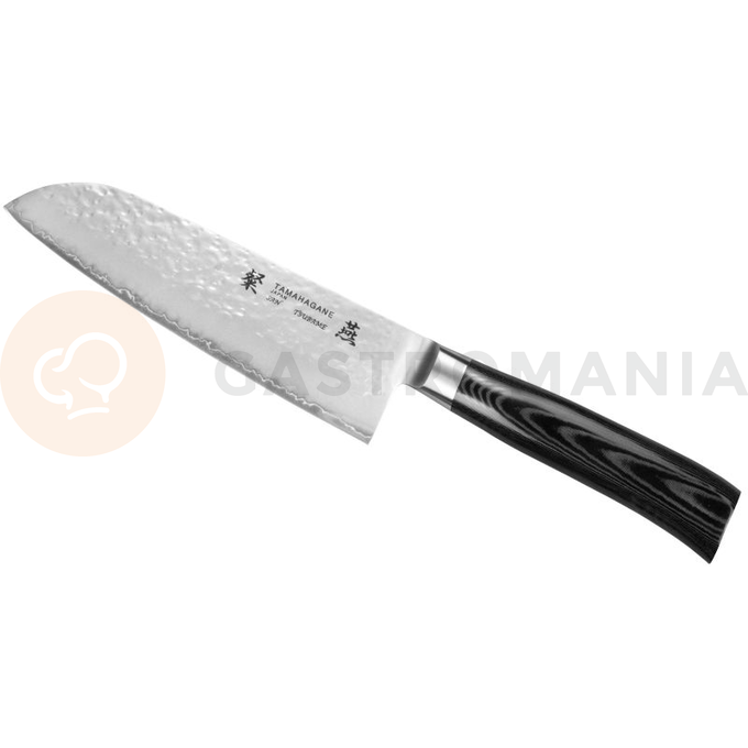 Nôž Santoku, 17,5 cm | TAMAHAGANE, Tsubame Black