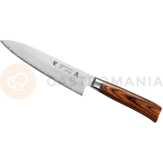 Nôž šéfkuchára, 18 cm | TAMAHAGANE, Tsubame Brown