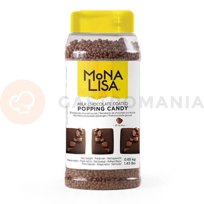 Praskavé kúsky cukru v mliečnej čokoláde, 0,65 kg | MONA LISA, CHM-PN-6329-EX-999