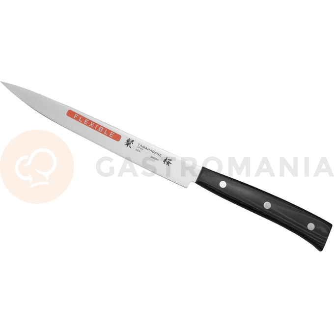 Pružný nakrajovací nôž, 16 cm | TAMAHAGANE, Sakura