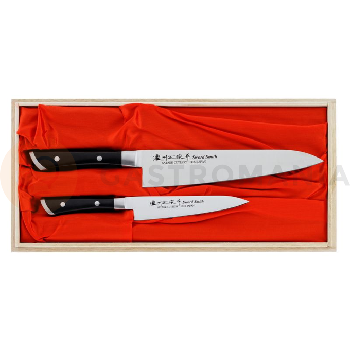 Sada dvoch nožov, univerzálny + šéfkuchára | SATAKE, Hiroki