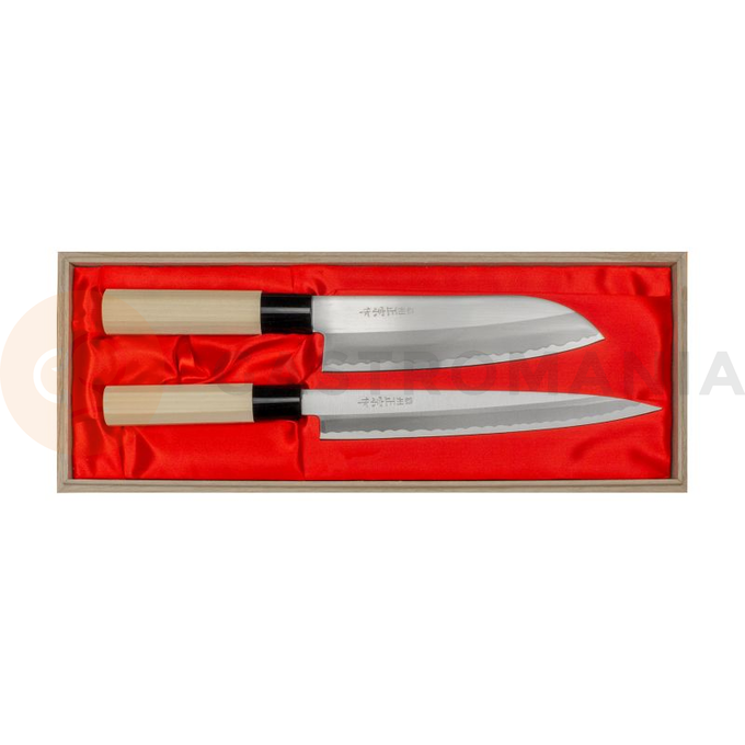 Sada dvou nožov- Santoku + Sashimi | SATAKE, Yoshimitsu