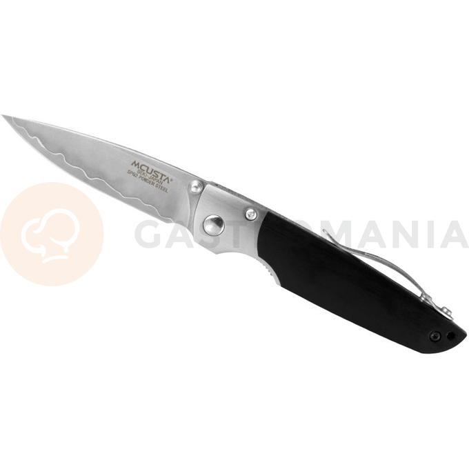 Skladací nôž, 6,5 cm | MCUSTA, Shinra Mixture Black Pakka
