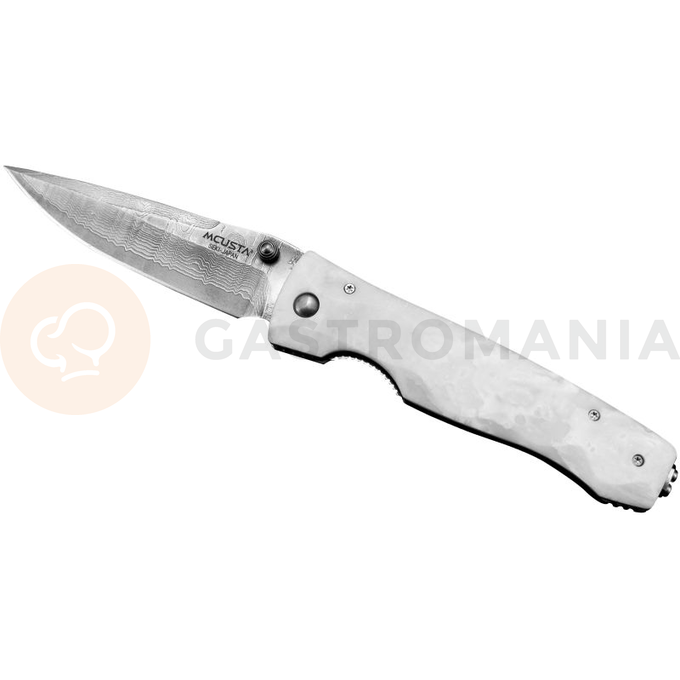 Skladací nôž, 8,5 cm | MCUSTA, Elite Corian Damascus