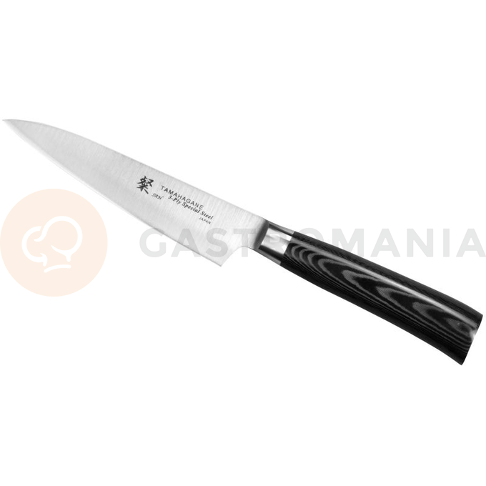Univerzálny nôž, 12 cm | TAMAHAGANE, SAN Black