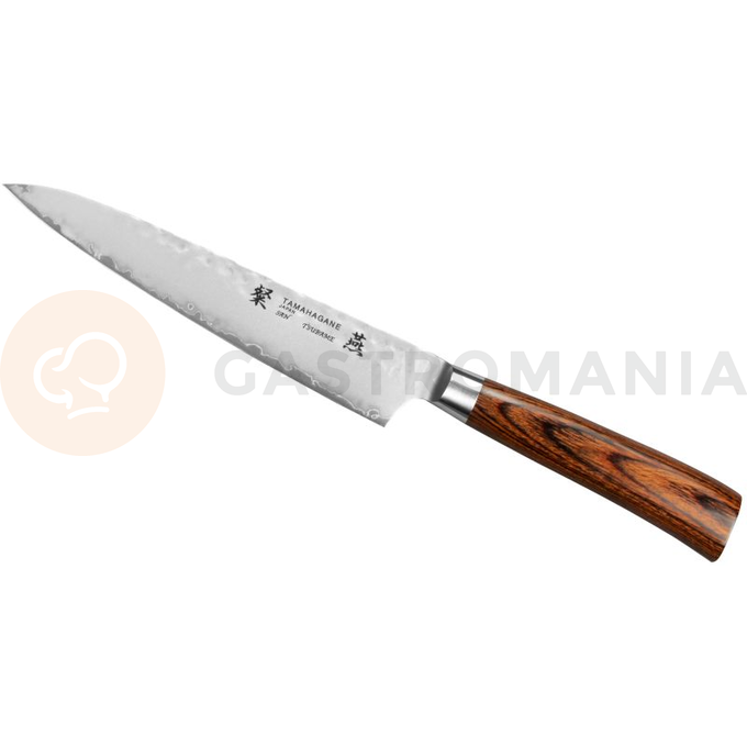 Univerzálny nôž, 15 cm | TAMAHAGANE, Tsubame Brown
