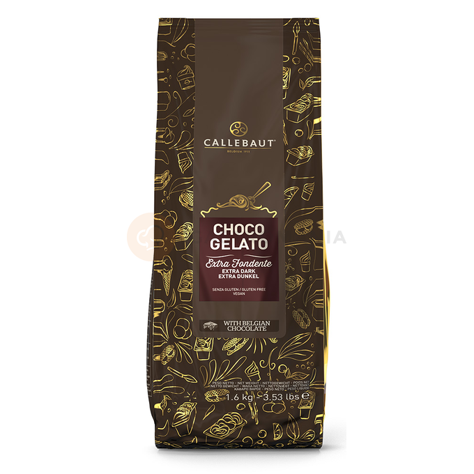 Zmes na čokoládovú zmrzlinu Choco Gelato Extra Fondente, 1,6 kg  | CALLEBAUT, MXD-ICE60-V99