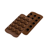 Forma na čokoládu a pralinky - plameň 3D, 15x8 mm, 8 ml - Choco Flame | SILIKOMART, EasyChoc