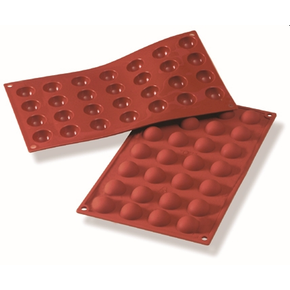 Forma na zákusky a dezerty, 25x12,5 mm, 28 ks - SF502 | MARTELLATO, Silicone Moulds