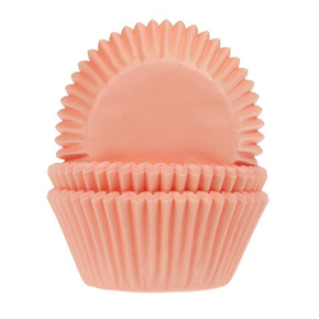 Košíčky na cupcake, priemer 5 cm, 50 ks marhuňová | HOUSE OF MARIE, HM5515