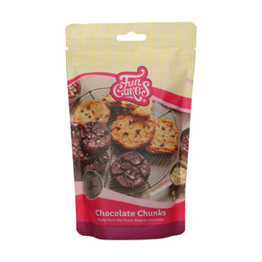Kúsky mliečnej čokolády na pečenie 350 g | FUNCAKES, F30140