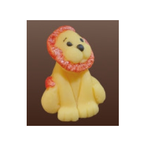 Lev, cukrová figúrka 4 cm, žltý | MAGMART, ZS01