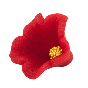 Malý cukrový žvonček 5 cm, červený, 1 ks. | MAGMART, K 025