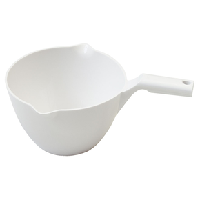 Naberačka z bieleho polypropylénu, 2 l, priemer 185 mm | CONTACTO, 1329/200