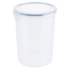 Okrúhla polypropylénová nádoba na potravíny s vekom, 2 l, priemer 125 mm | CONTACTO, 1128/200