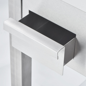 Plynová grilovacia platňa, chrómovaná, vrúbkovaná, 6,5 kW, G20, 400x700x250 mm | STALGAST, 9736210