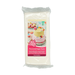 Poťahovacia hmota s príchuťou Marshmallow 1 kg, biela | FUNCAKES, F20445