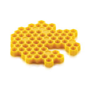 Silikónová forma na dokončenie 3D dezertov - včelí plást 2x 140x10 mm, 80 ml | SILIKOMART, Miel 80