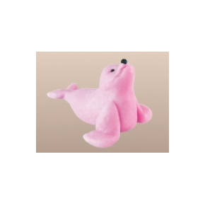 Tuleň, cukrová figúrka 6 cm, ružový | MAGMART, ZF01