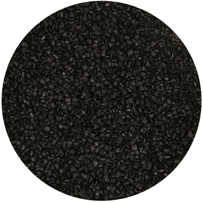 Cukor farebný - kryštál, sypanie 80 g, čierny | FUNCAKES, F52155