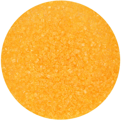 Cukor farebný - kryštál, sypanie 80 g, oranžový | FUNCAKES, F52130