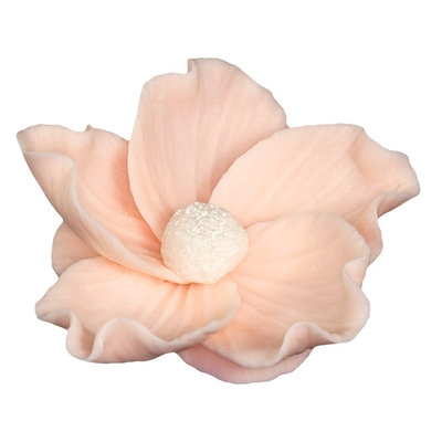 Kvet divokej ruže malý z cukru 8 cm, lososová | MAGMART, K 014M