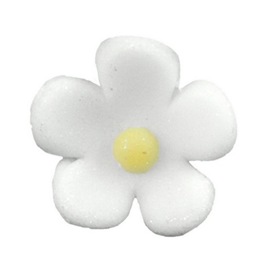 Kvet mini z cukru 1,5 cm, biely, sada 100 ks. | MAGMART, K 062