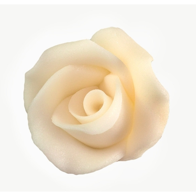Kvet ruže velká z cukru 4 cm, ecru | MAGMART, R 01