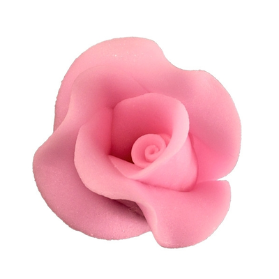 Kvet ruže velká z cukru 4 cm, ružová | MAGMART, R 01