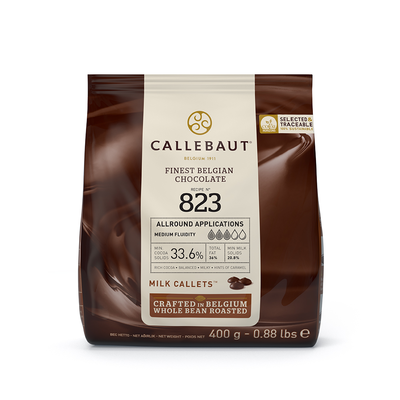 Mliečna čokoláda 33,6% Callets&amp;#x2122; 0,4 kg balenie | CALLEBAUT, 823-E0-D94