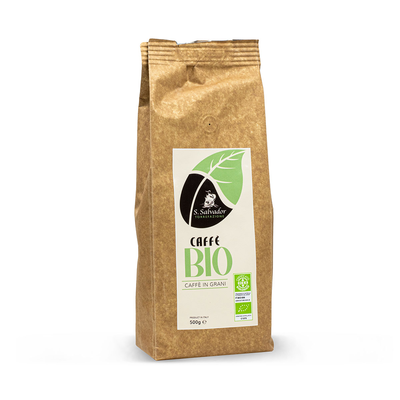 Zrnková káva 85% Arabika, 15% Robusta, 500 g | SAN SALVADOR, Bio