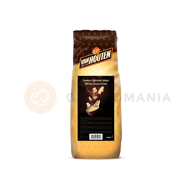 Horká, biela čokoláda v prášku 34% White Choco Drink, 0,75 kg | VAN HOUTEN, VM-75970-V46