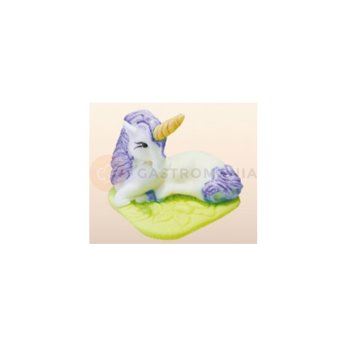 Jednorožec, unicorn, cukrová figúrka 6,3 cm, fialový | MAGMART, ZW-J