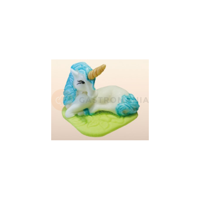 Jednorožec, unicorn, cukrová figúrka 6,3 cm, modrý | MAGMART, ZW-J