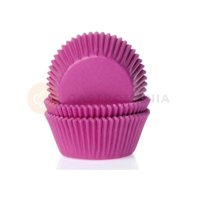 Košíčky na cupcake, priemer 5 cm, 50 ks ružová | HOUSE OF MARIE, HM0060