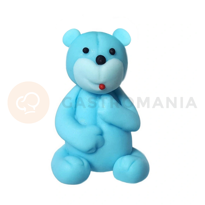 Medvedík, cukrová figúrka 6 cm, modrý | MAGMART, ZW-M