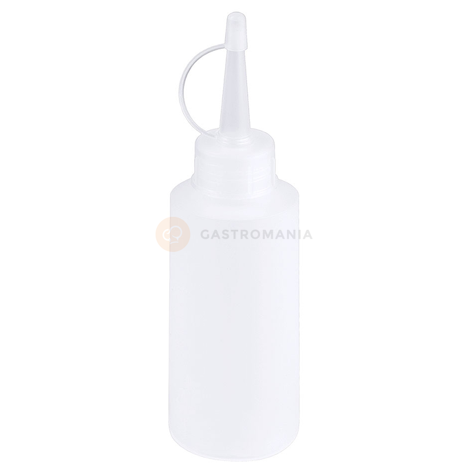 Mini dávkovač na omáčky polyethylenový, polopriehľadný, 0,12 l | CONTACTO, 1459/120