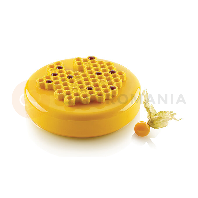 Silikónová forma na dokončenie 3D dezertov - včelí plást 2x 140x10 mm, 80 ml | SILIKOMART, Miel 80