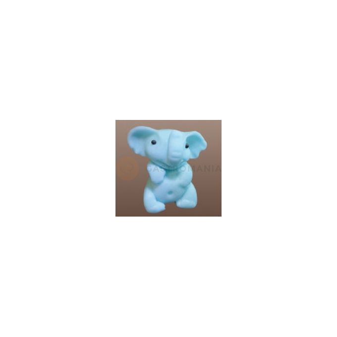 Slon, cukrová figúrka, 4 cm, modrý | MAGMART, ZS01