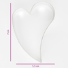 Vykrajovač v tvare srdca, 5,5x7 cm | COOKIE CUTTER, K052064