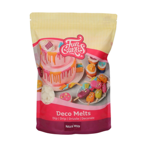 Dekoračná poleva Deco Melts 1kg, biela | FUNCAKES, F25200