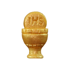 Kalich zlatý mini, figúrka z cukru, 2 cm, sada 80 ks. | MAGMART, MK01