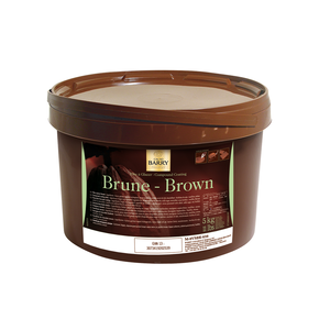 Tmavá poleva Pâte à Glacer Brune, 5 kg vedro | CACAO BARRY, M-9VSBR-E0-656